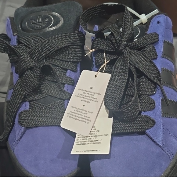 Women’s Adidas Royal Blue and Black Sneakers - Picture 3 of 7
